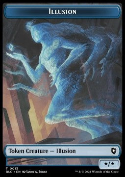 Illusion Token (U */*) // Goblin Token (R 1/1) - Bloomburrow: Tokens (Token) [TBLB-CT 13/21] Immagine principale del prodotto