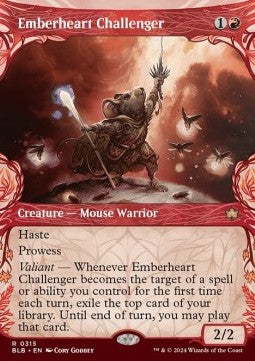 Emberheart Challenger - Bloomburrow: Extras (Rare) [XBLB-315] Immagine principale del prodotto