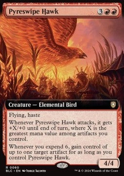 Pyreswipe Hawk - Commander: Bloomburrow: Extras (Rare) [XBLC-60]