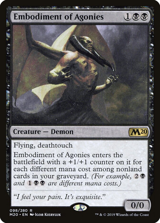 Embodiment of Agonies - Core 2020 (Rare) [M20-98] Hoofdafbeelding