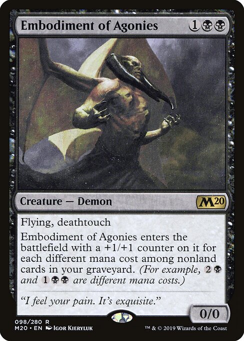 Embodiment of Agonies – Core 2020 (M20-98) Magic: The Gathering card