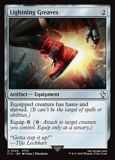 Lightning Greaves – Final Fantasy Commander (FIC-349) Magic: The Gathering card | LC-REM-20260804-15339606442316-779abd27-985f-4bb9-9330-38d49bf52903
