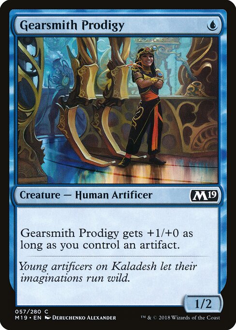 Gearsmith Prodigy – Core 2019 (M19-57) Magic: The Gathering card