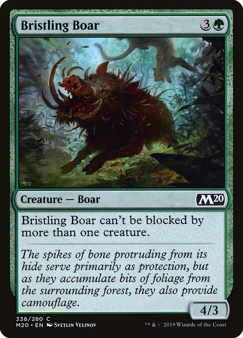 Bristling Boar – Core Set 2020 (M20-338) Magic: The Gathering card | LC-REM-20260804-15711430869324-77d9f200-cfbf-4d59-9294-2bbbd532fedf