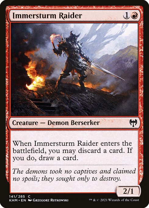 Immersturm Raider – Kaldheim (KHM-141) Magic: The Gathering card