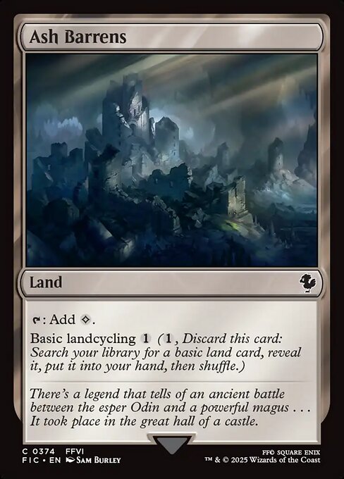 Ash Barrens – Final Fantasy Commander (FIC-374) Magic: The Gathering card | LC-REM-20260804-15339918590284-77df073b-49dc-4743-82a3-d595bc938761 Hauptbild