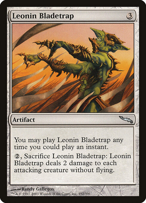 Leonin Bladetrap – Mirrodin (MRD-192) Magic: The Gathering card | LC-REM-20260804-15617494647116-780199bc-dce4-4ed0-88fb-7d288f304e69