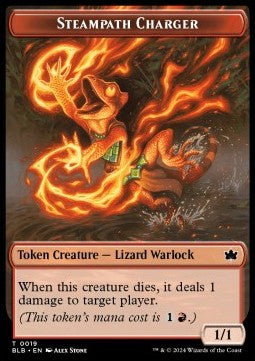 Steampath Charger Token (R 1/1) // Treasure Token - Bloomburrow: Tokens (Token) [TBLB-T 19/29] Immagine principale del prodotto