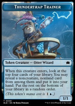 Thundertrap Trainer Token (U 1/1) // Snail Token (B 1/1) - Bloomburrow: Tokens (Token) [TBLB-T 9/14] Immagine principale del prodotto
