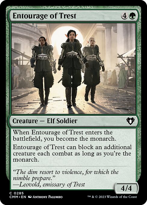 Entourage of Trest – Commander Masters (CMM-285) Magic: The Gathering card