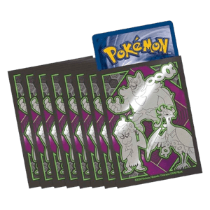 Pokémon sleeves met Okidogi, Munkidori en Fezandipiti uit Shrouded Fable, pak van 65 sleeves Main image