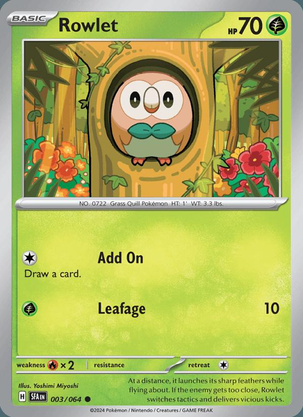Rowlet - Shrouded Fable (Common) [SFA-003] Hauptbild
