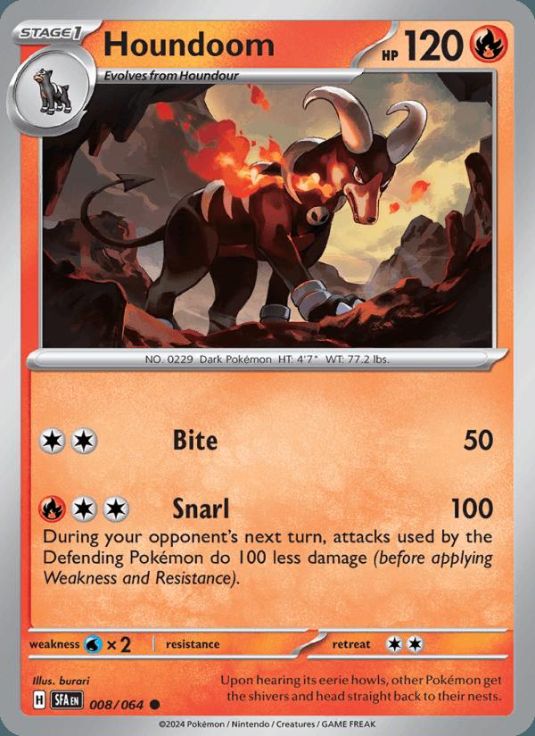 Houndoom - Shrouded Fable (Common) [SFA-008] Image principale du produit