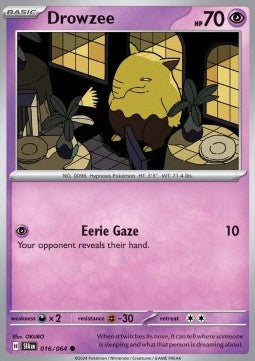 Drowzee - Shrouded Fable (Common) [SFA-016] Main image