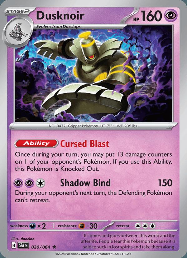 Dusknoir - Shrouded Fable (Rare) [SFA-020] Hauptbild