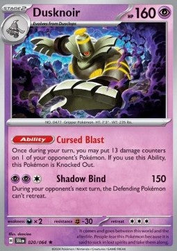 Dusknoir - Shrouded Fable (Rare) [SFA-020] Hover Image