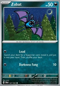 Zubat - Shrouded Fable (Common) [SFA-027] Main image