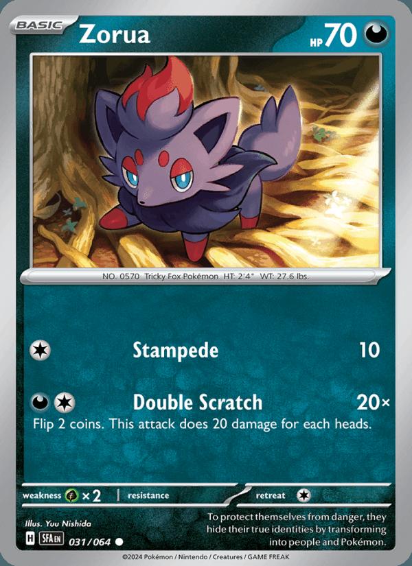 Zorua - Shrouded Fable (Common) [SFA-031] Image principale du produit