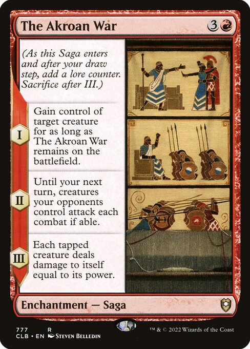 The Akroan War – Commander Legends: Battle for Baldur's Gate (CLB-777) Magic: The Gathering card | LC-REM-20260804-15339680891212-78161e60-878a-45a2-aced-40b739bd0a07