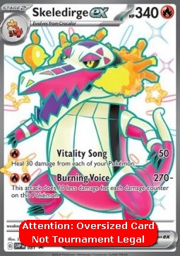 Skeledirge ex - SV Black Star Promos (Oversized) [SVP-081] Main image