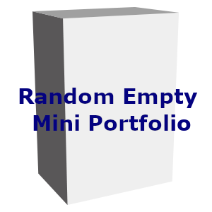 Random Empty Mini Portfolio - Pokémon Products Immagine principale del prodotto