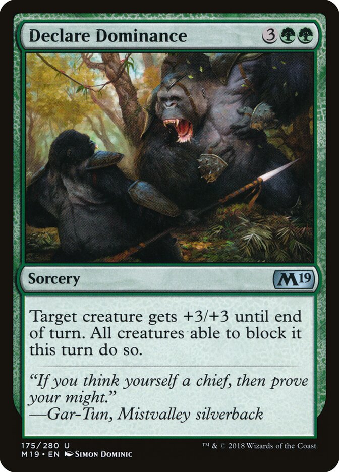 Declare Dominance - Core 2019 (Uncommon) [M19-175]