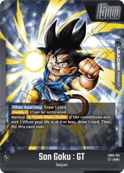 Son Goku : GT // Son Goku : GT (FB03-104)  (V.2 - Alternate Art) - Raging Roar [Fusion World] (Alternate Art) [FB03-104] Main image