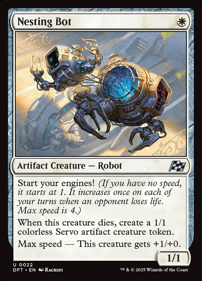 Magic-kaart Nesting Bot DFT-22 uit Aetherdrift (Uncommon)