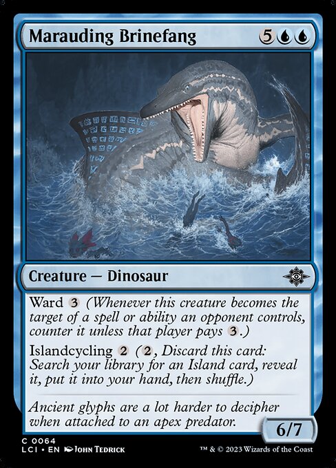 Marauding Brinefang – The Lost Caverns of Ixalan (LCI-64) Magic: The Gathering card