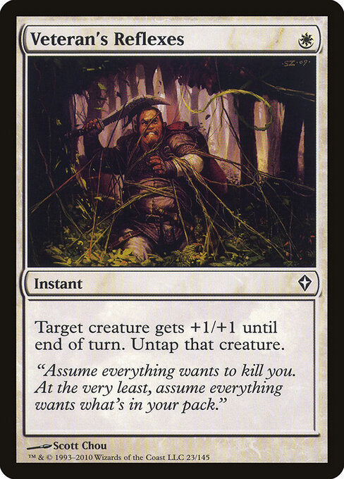 Veteran's Reflexes – Worldwake (WWK-23) Magic: The Gathering card | LC-REM-20260804-15794290983244-783f220b-f860-4ebb-a424-22598bdd6fae