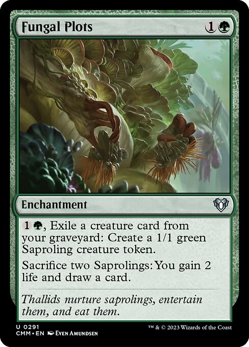 Fungal Plots – Commander Masters (CMM-291) Magic: The Gathering card Main image