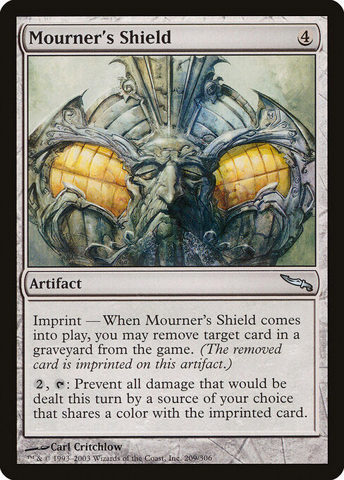 Mourner's Shield – Mirrodin (MRD-209) Magic: The Gathering card | LC-REM-20260804-15617497170252-783fe67f-59f7-46f0-bfa4-fa4a65c9c33c
