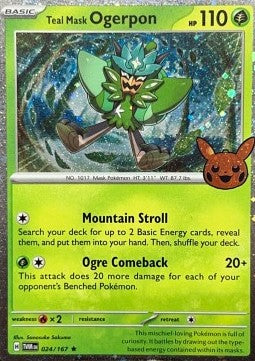 Teal Mask Ogerpon - Trick or Trade 2024 (Promo) [BOO24-TWM 024] Immagine principale del prodotto