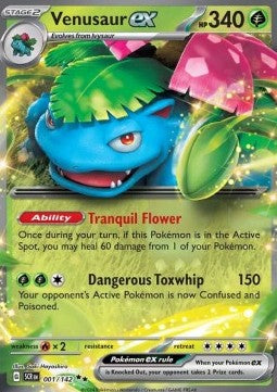 Venusaur ex - Stellar Crown (Double Rare) [SCR-001] Hover Image
