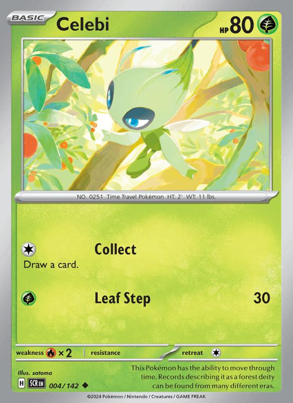 Celebi - Stellar Crown (Uncommon) [SCR-004] Hauptbild
