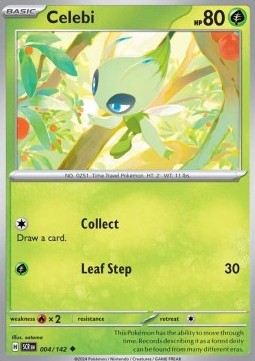 Celebi - Stellar Crown (Uncommon) [SCR-004] Hover Image