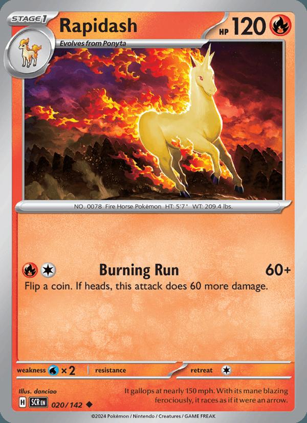 Rapidash - Stellar Crown (Uncommon) [SCR-020] Main image