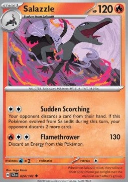 Salazzle - Stellar Crown (Uncommon) [SCR-024] Main image