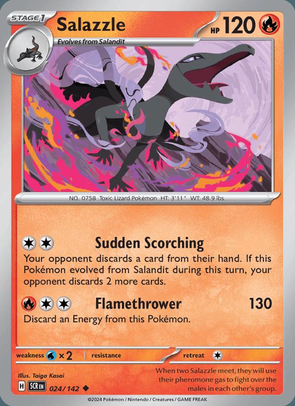 Salazzle - Stellar Crown (Uncommon) [SCR-024] Hoofdafbeelding