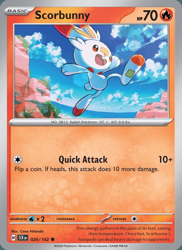 Scorbunny - Stellar Crown (Common) [SCR-026] Hoofdafbeelding