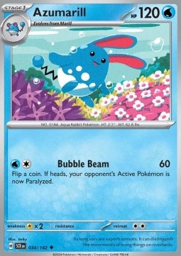 Azumarill - Stellar Crown (Uncommon) [SCR-034] Immagine principale del prodotto
