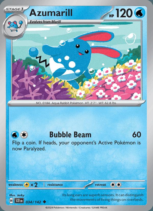 Azumarill - Stellar Crown (Uncommon) [SCR-034] Main image