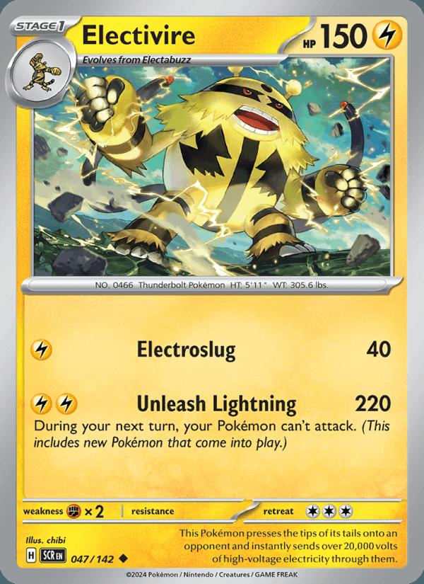 Electivire - Stellar Crown (Uncommon) [SCR-047] Hauptbild
