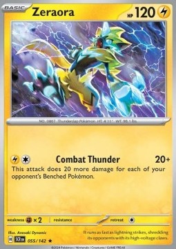Zeraora - Stellar Crown (Rare) [SCR-055] Imagen principal del producto