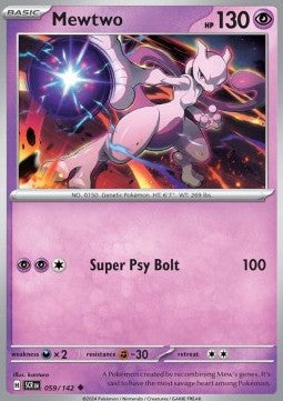 Mewtwo - Stellar Crown (Uncommon) [SCR-059] Hover Image