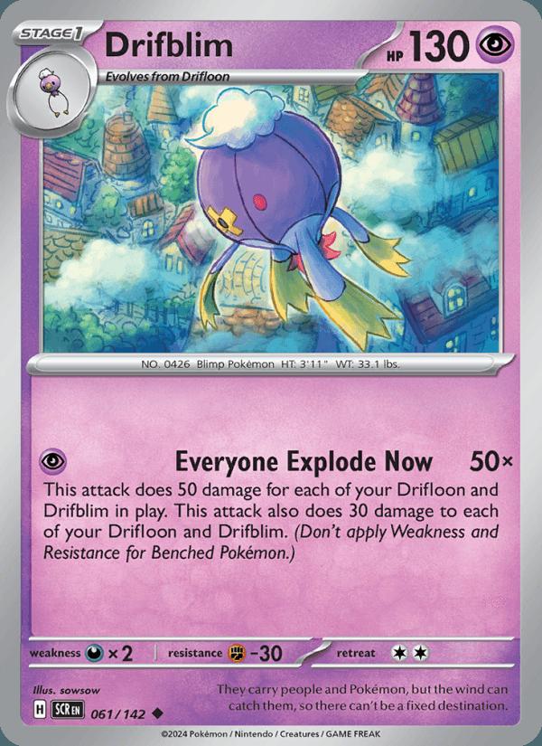 Drifblim - Stellar Crown (Uncommon) [SCR-061] Image principale du produit