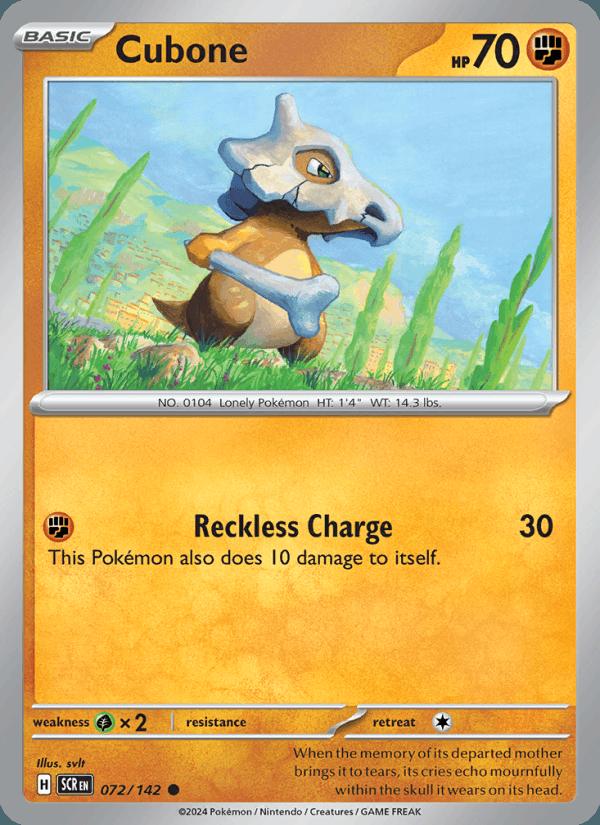 Cubone - Stellar Crown (Common) [SCR-072] Hauptbild
