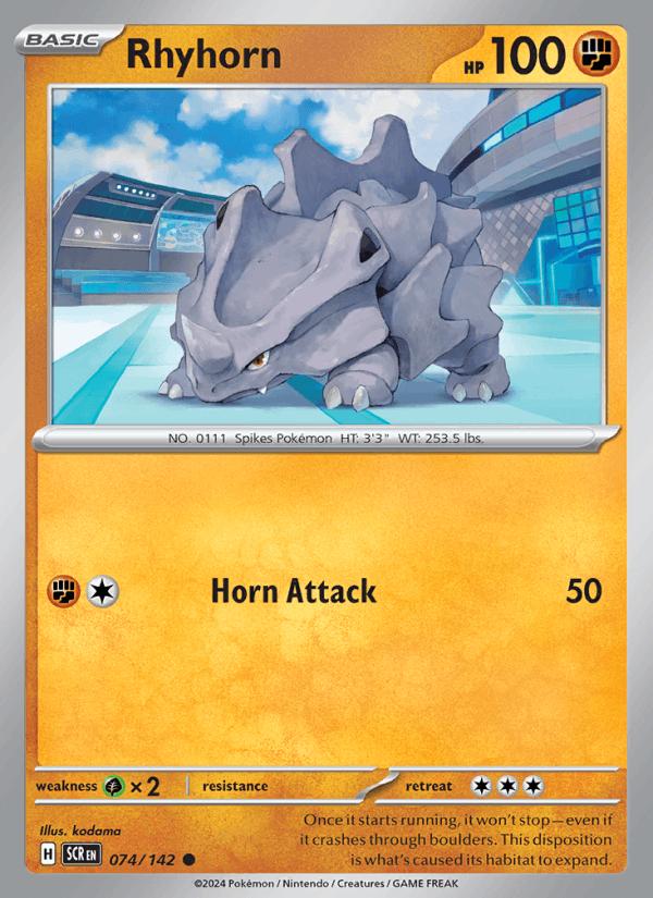 Rhyhorn - Stellar Crown (Common) [SCR-074] Hoofdafbeelding