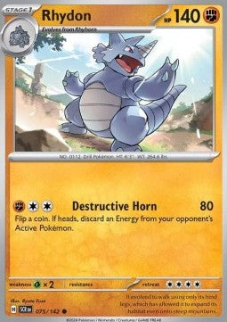 Rhydon - Stellar Crown (Common) [SCR-075] Main image