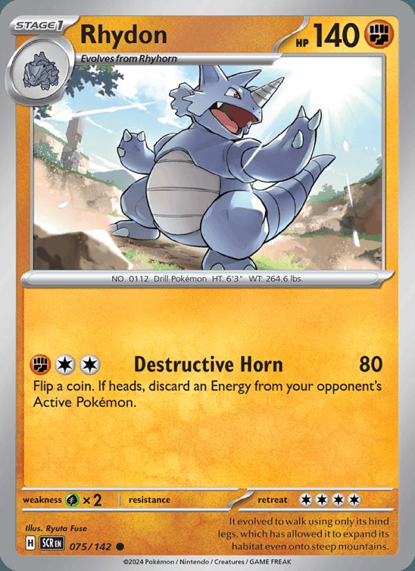Rhydon - Stellar Crown (Common) [SCR-075] Main image